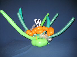 Balloon centerpiece - undersea
